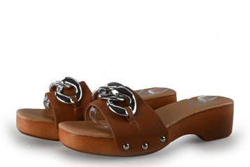 Xti Slippers in maat 41 Bruin, Slippers, Bruin, Zo goed als nieuw, Xti