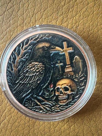 Wereld. Medal Memento Mori - Color - 24g (Zonder