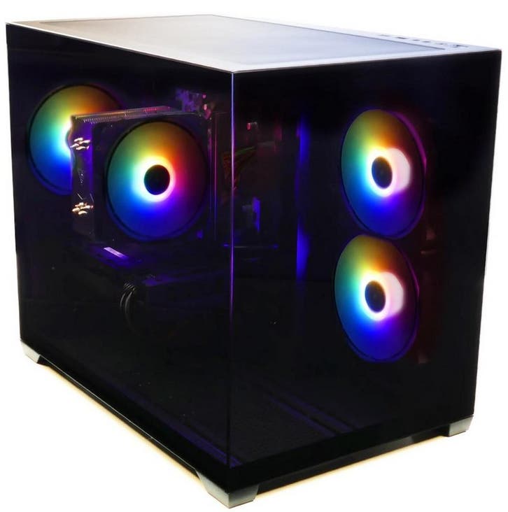 AMD Ryzen 5 Budget / Basic Game PC - Aquariumcase met aRG..., Computers en Software, Desktop Pc's, Nieuw, Ophalen of Verzenden