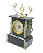 Horloge - Marbre, Bronze - 1850-1900, Antiquités & Art