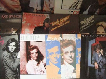 Bob Seger ,Rick Springfield , Eddie Money - 9 x LP , 1 x