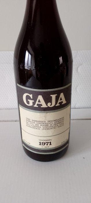 1971 Gaja - Barbaresco - 1 Fles (0.72L), Verzamelen, Nieuw