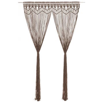 Gordijn macrame 140x240cm - Retour deal, weg is weg, Verzenden