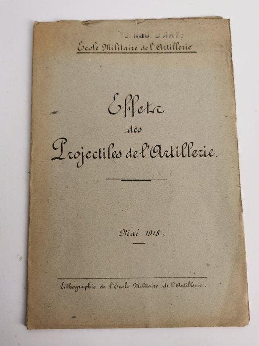 Ecole militaire de lartillerie - 30e Regiment Dartillerie, Antiquités & Art, Antiquités | Livres & Manuscrits