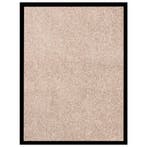 vidaXL Deurmat 60x80 cm beige, Verzenden, Nieuw