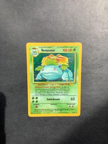 Pokémon - 1 Card - Venusaur 15/102 Foil - WOTC - Base set, Nieuw