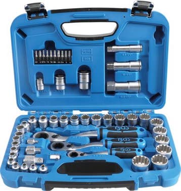 Bgs Technic 52-delige Gear Lock Go-Thru dop Set, 4,5-25 mm, Verzenden, Nieuw