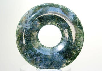 Agaat Donut - Hoogte: 50 mm - Breedte: 50 mm- 22.8 g - (1)