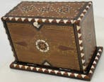 Sigarettendoos - Hout, Been - Hoogte: 14 cm