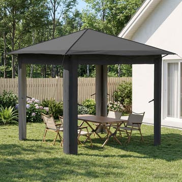 vidaXL Tuinpaviljoen zonder Zijwand 2,6 x 2,6 m, Verzenden