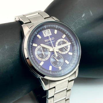 Seiko - WIRED – Big Date Chronograph – Blue Dial - Zonder