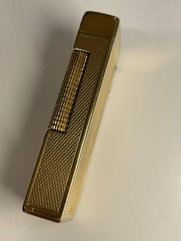 Dunhill - Slim gasaansteker - Briquet de poche - Plaqué or