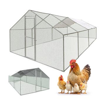 MaxxPet Kippenren - kippenhok metaal - 3x6x2m (Dieren), Dieren en Toebehoren, Ophalen of Verzenden, Nieuw
