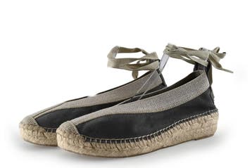 Shabbies Amsterdam Espadrilles in maat 39 Grijs, Espadrilles, Shabbies Amsterdam, Verzenden, Zo goed als nieuw