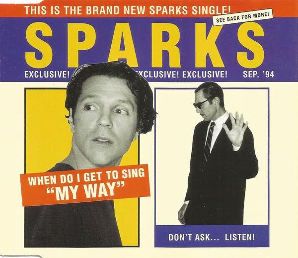 Sparks - When Do I Get To Sing My Way, CD & DVD, CD | Pop, Envoi
