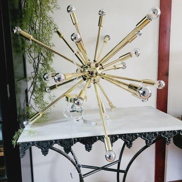 Lamp - Vintage/ Space Age, Sputnik Design, Hanglamp, 24