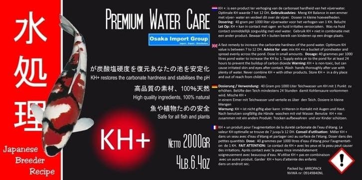 Premium Water Care KH+  2KG / 2000gram (Waterbehandeling), Jardin & Terrasse, Étangs, Envoi