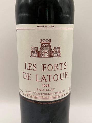 1978 Les Forts de Latour, 2nd wine of Ch. Latour - Pauillac, Nieuw