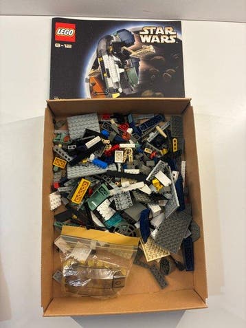 Lego Set - 7153 - Star Wars - USED - JANGO OG FETTS SLAVE 1, Nieuw