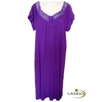 Nachthemd dames 100% katoen TEXTIEL GROOTHANDEL, Verzenden