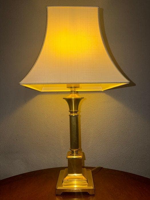 Herda - Lampe de table - Bronze, Laiton - Herda Amsterdam 72, Antiquités & Art, Curiosités & Brocante