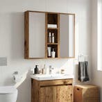 vidaXL Badkamer wandkast Oudhout 20 x 14 x 70 cm, Verzenden, Nieuw