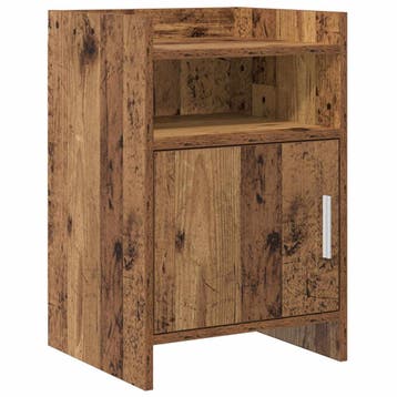 vidaXL Nachttafels Oud hout 40 x 36 x 60 cm Bewerkt hout, Huis en Inrichting, Slaapkamer | Nachtkastjes, Verzenden, Nieuw