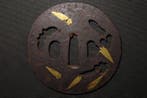 Bat Tsuba : C5-639 - Smeedijzer - Japan - Edo Periode