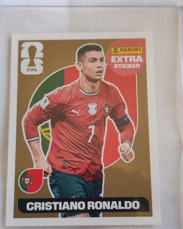 2018/19, 2026 Panini Cristiano Ronaldo Extra sticker oro - 1