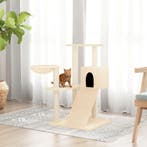 vidaXL Kattenmeubel met sisal krabpalen 82 cm crèmekleurig, Dieren en Toebehoren, Verzenden, Nieuw