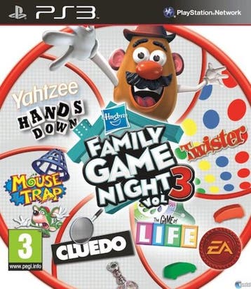 Hasbro Familie Spellen Avond 3 (PS3 Games), Ophalen of Verzenden