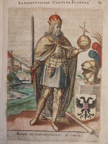 Cornelis Martin (1567-1621) - Baldovino di Costantinopoli,