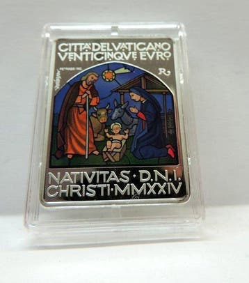 Vaticaan. 25 Euro 2024 Santo Natale Proof (Zonder