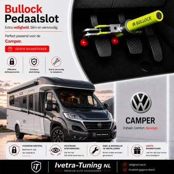 Bullock Pedaalslot Camper | Beveiliging Camper, Verzenden, Nieuw