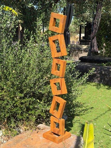 Ana Lucia B.M - Sculpture Corten - XXL - NO Reserve
