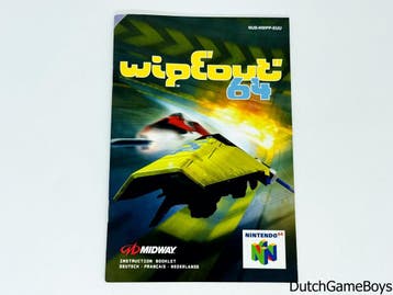 Nintendo 64 / N64 - Wipeout 64 - EEU - Manual, Verzenden