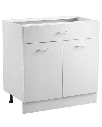 Witte Keukenkast 80cm | 34% Retour Deal | Snel beslist, Verzenden, Zo goed als nieuw