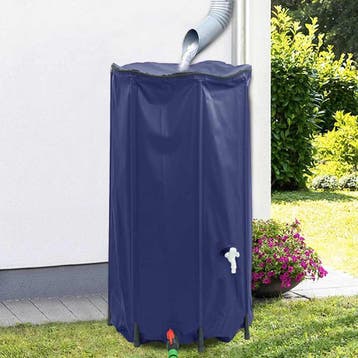vidaXL Watertank met kraan opvouwbaar 250 L PVC, Verzenden, Nieuw