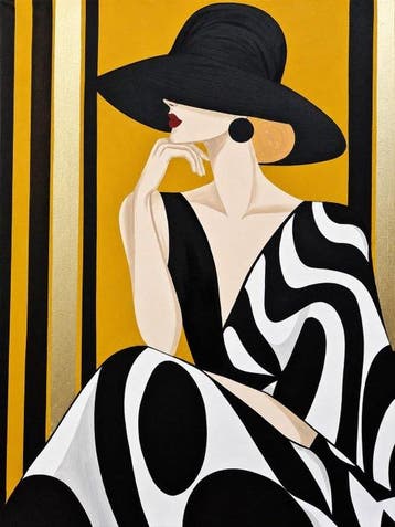 Lucía Laurent - XL - Glamour Art Déco, Nieuw