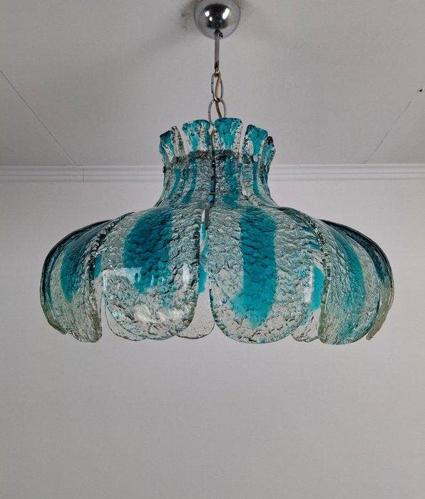 Lustre - Verre - Suspension Murano, Antiquités & Art, Antiquités | Éclairage