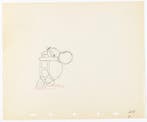Walt Disney - Toby Tortoise Animatie Tekening - Toby, Verzamelen, Nieuw