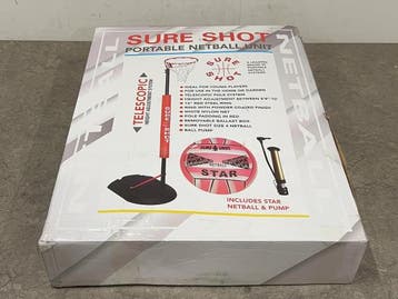 Veiling - Sure Shot basketbalnet verplaatsbaar 2,7m, Sport en Fitness, Gebruikt