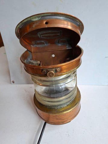 Navigation lamp - Cuivre, Antiquités & Art