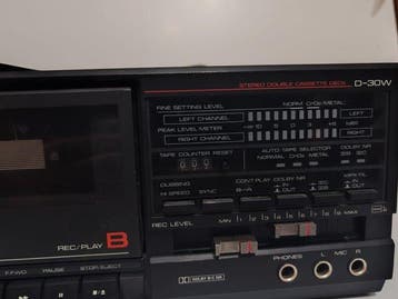 Nikko - D-30W Lecteur-enregistreur de cassettes, Nieuw