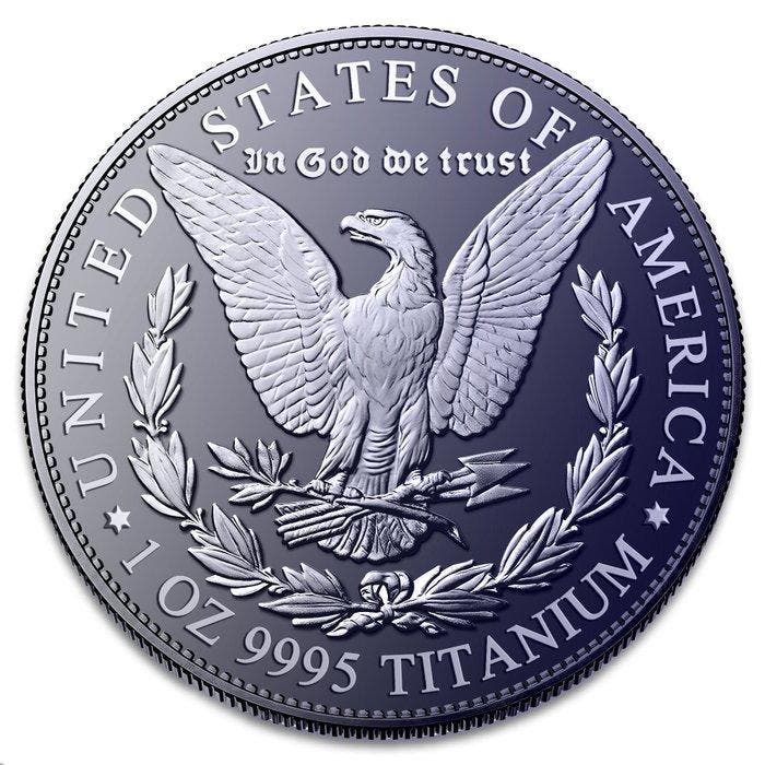 Verenigde Staten. 10 x 1 oz 2026 .9995 Fine Titanium Morgan, Postzegels en Munten, Edelmetalen en Baren