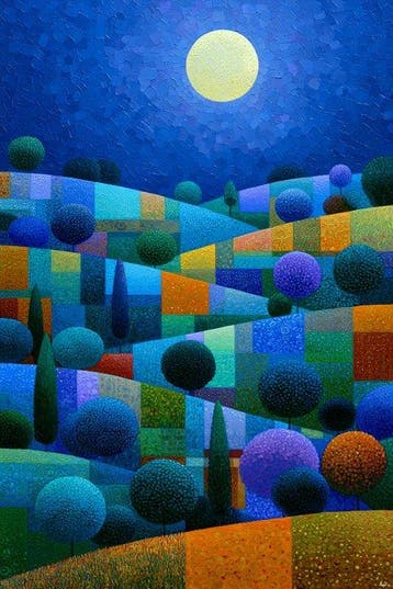 Felix van Horst - Celestial Mosaic (XXL), Antiek en Kunst