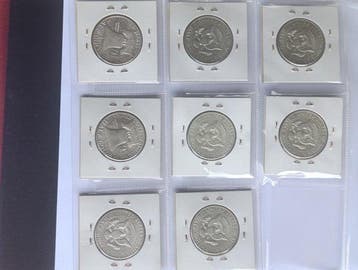 Verenigde Staten. 1/2 Dollar 1961, 1963 y 1964 hasta 1969