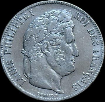 France. Louis Philippe I. 5 Francs 1835-B, Rouen (Sans prix