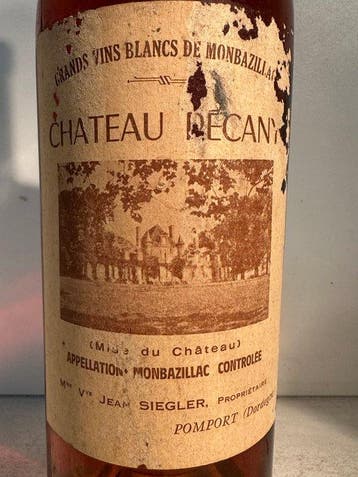 1966 Chateau Pecany Grands Vins Blancs De Monbazillac -, Verzamelen, Wijnen, Nieuw