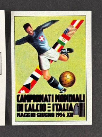 1970 Panini World Cup Mexico 70 - Poster: Italia 1934 (with